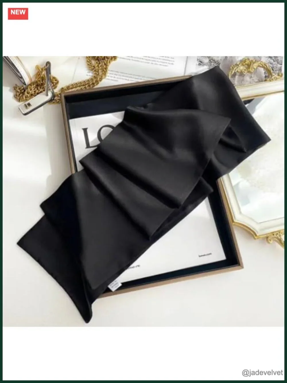 100% Mulberry Silk Long Oblong Scarf Shawl Wrap